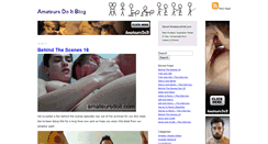 Desktop Screenshot of amateursdoitblog.com